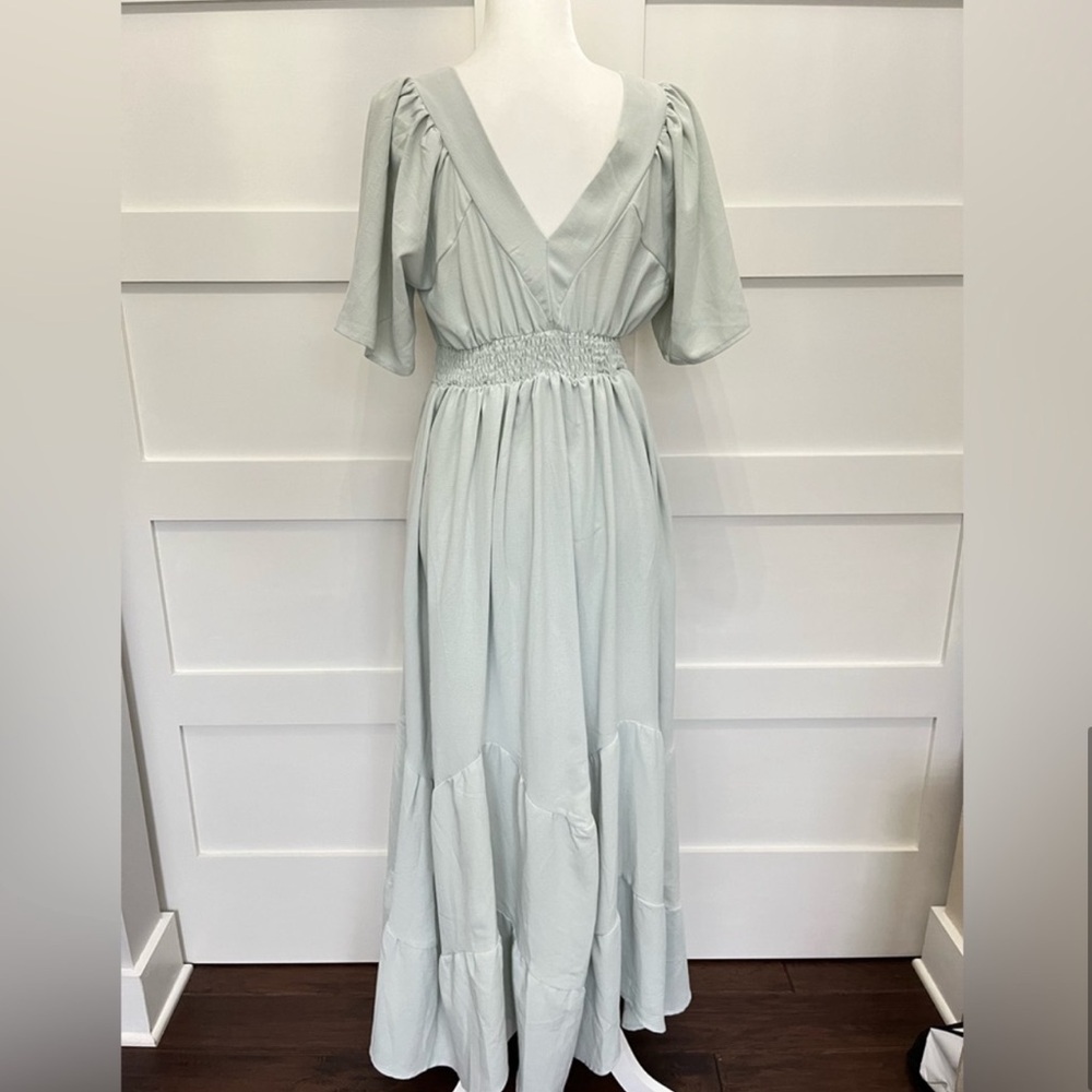 Baltic Born Delilah Maxi Dress in Sage RR. - Picture 4 of 13